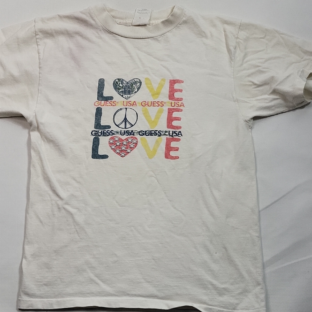 Vintage Guess Tee Made In Canada Size Small